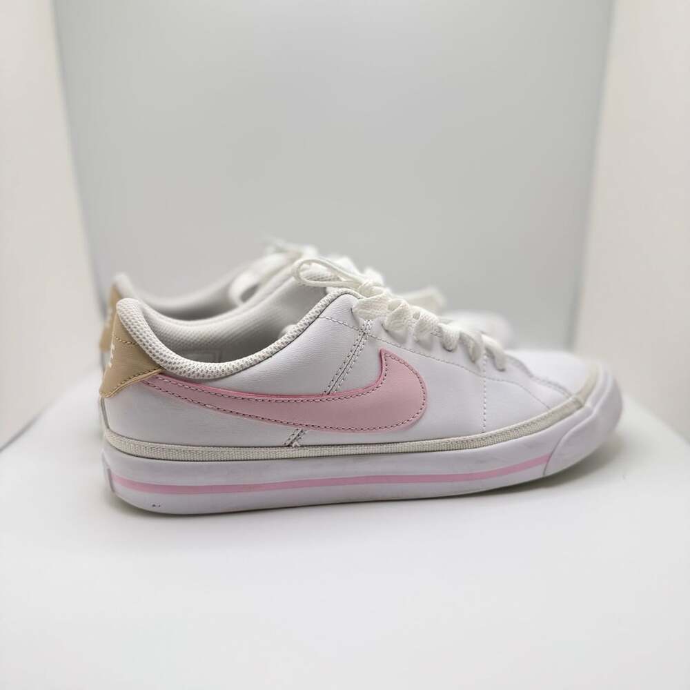 Nike Court Legacy Low Shoe, White/Pink Foam/Sesame/Honeydew